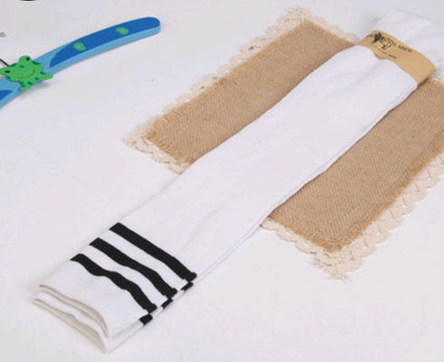 Ladies' Socks Spring and Autumn Stripes Three Bars College Wind Socks Japanese Over-the-Knee Socks Women - ROUTINE FASHION